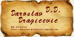 Daroslav Dragičević vizit kartica